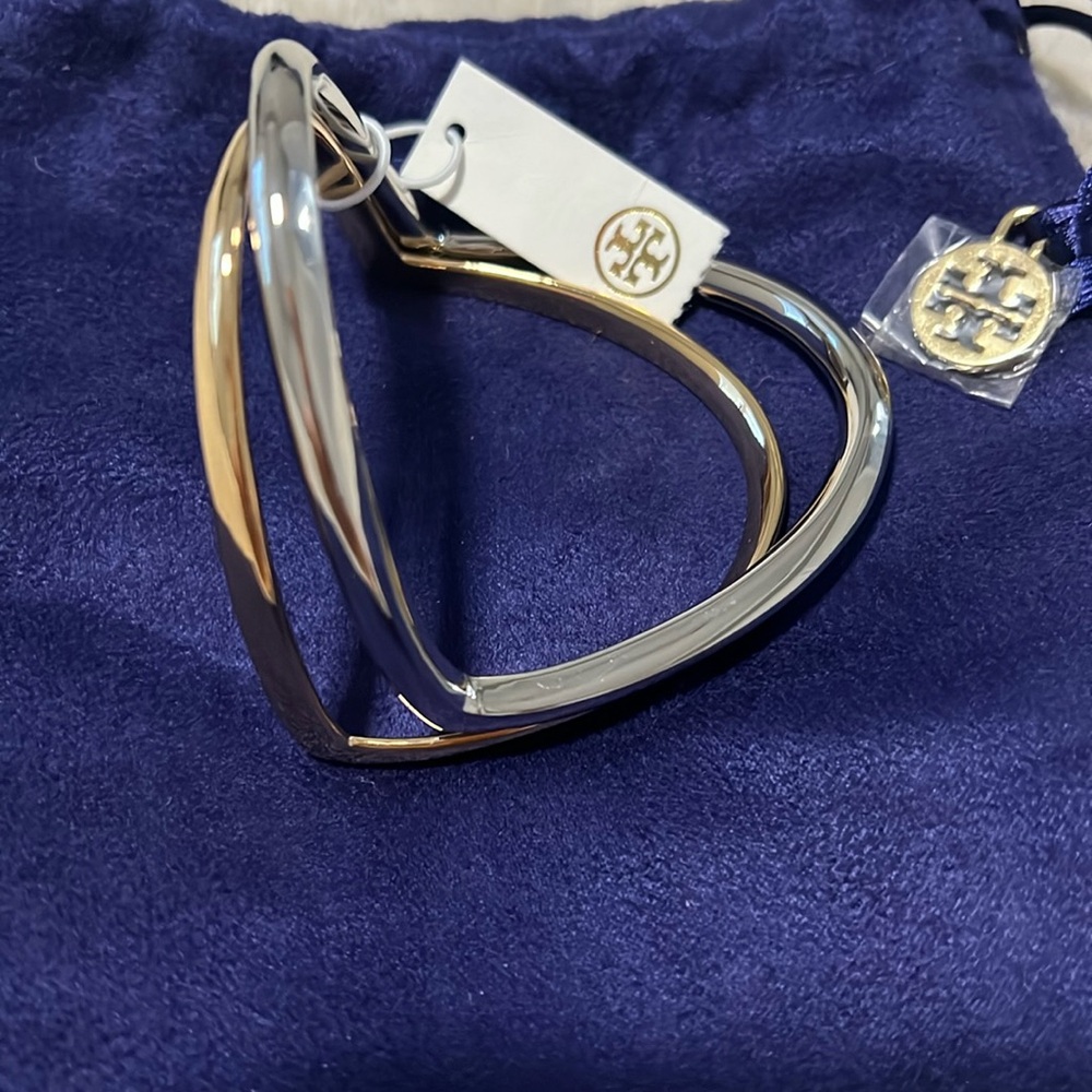 NWT Tory Burch Puzzle Bangle